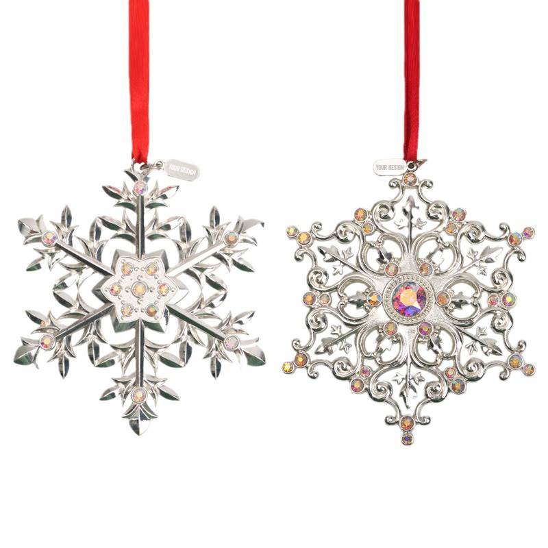 Silver Snowflake Charm1