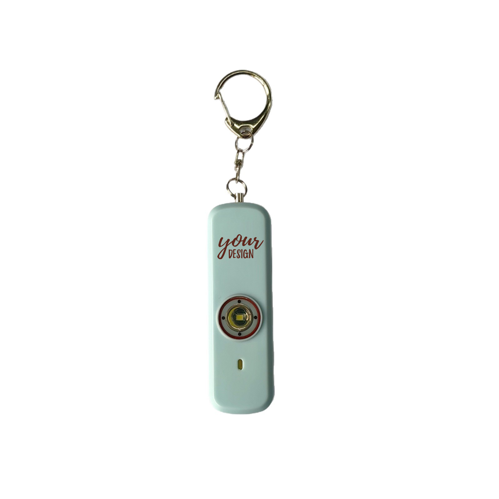 Personal Security Alarm Keychain With Light
