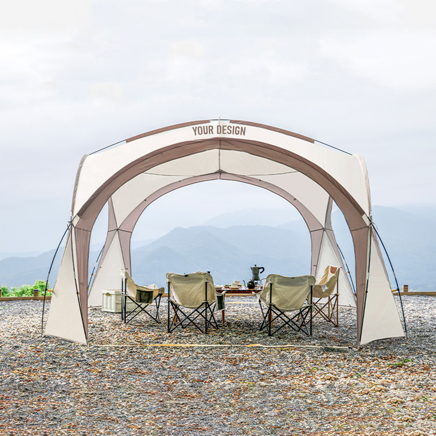 Camping Outdoordome Type Canopy Tent2