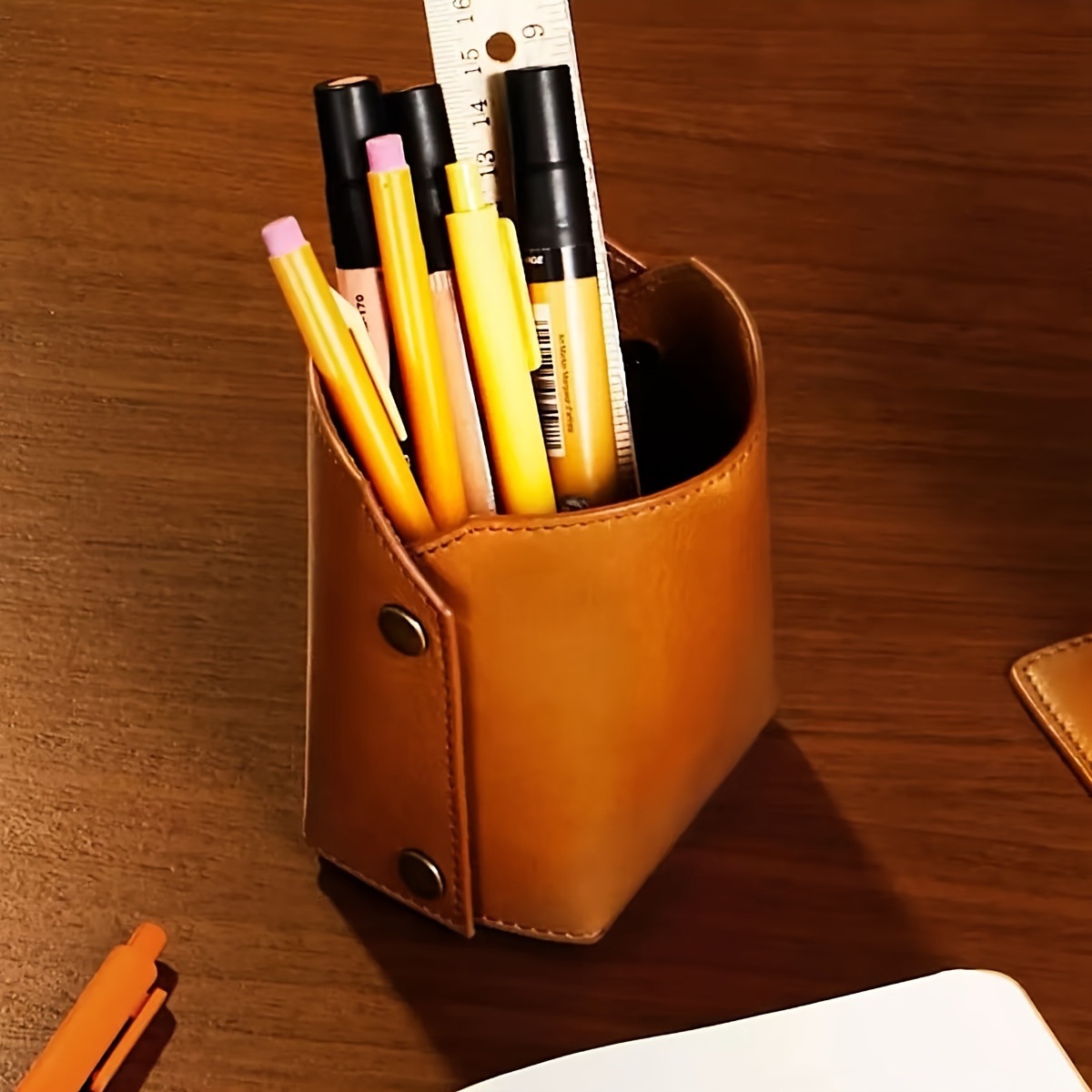 PU Leather Pen Holder2