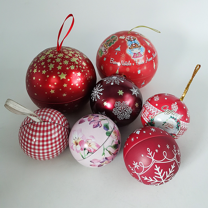 Tinplate Candy Christmas Baubles1