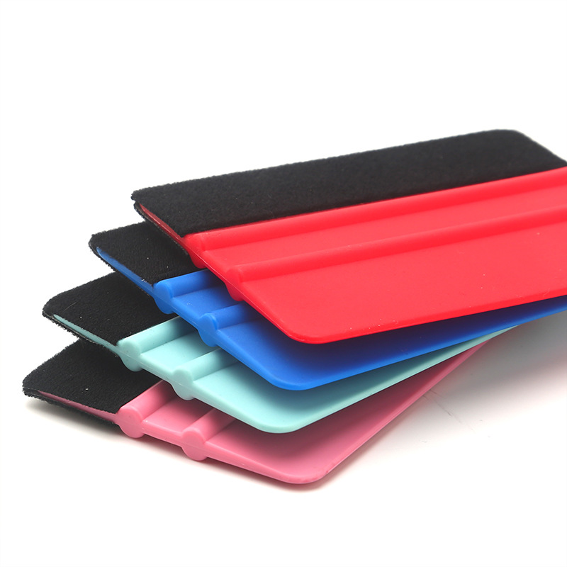 Plastic Squeegee With Felt Edge
