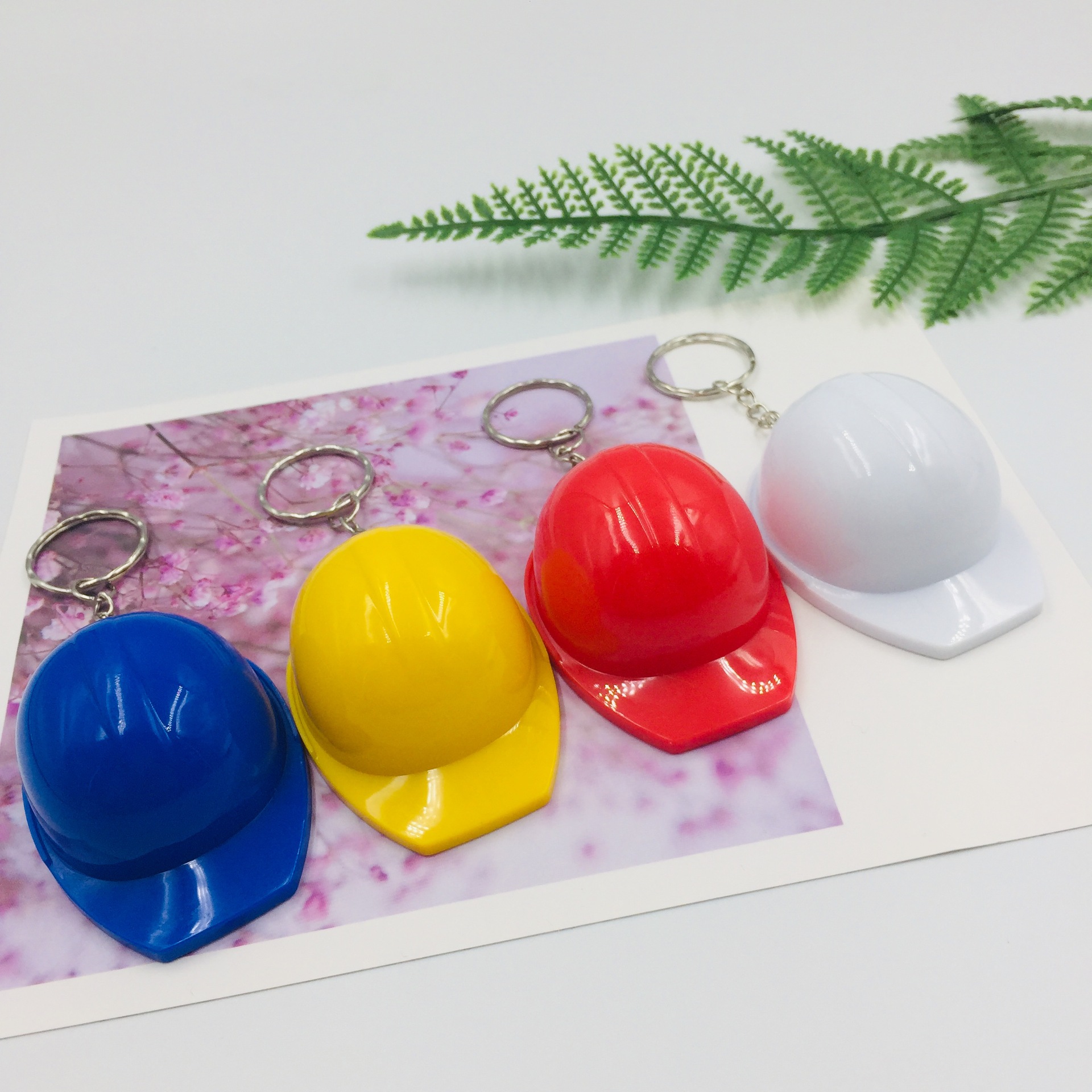 Helmet Shape Bottle Opener Keychain