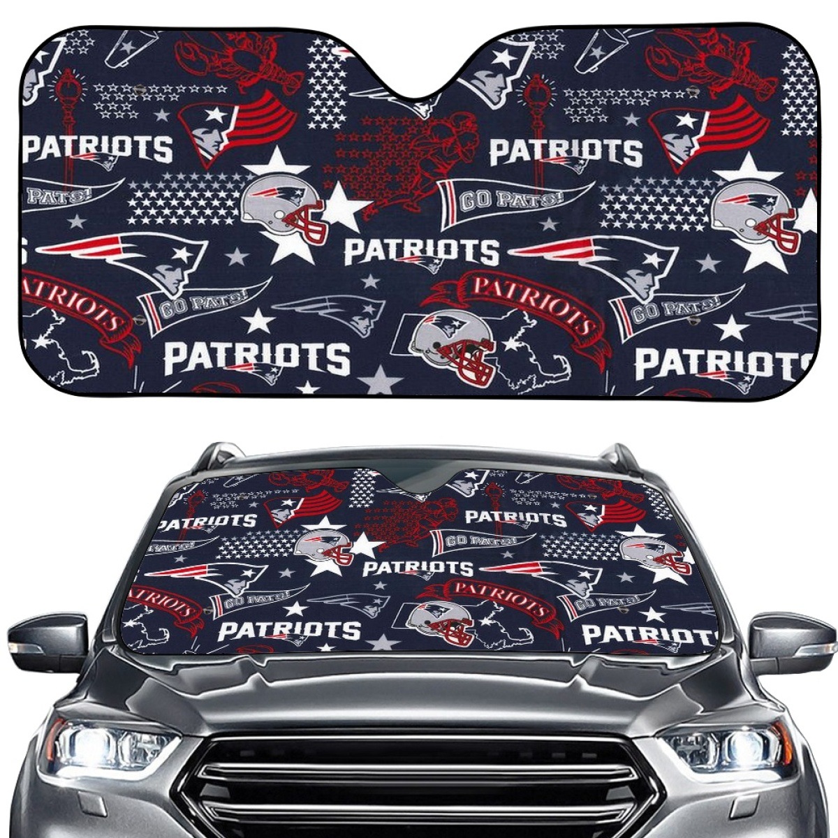 Custom Designed Car Sun Shade1