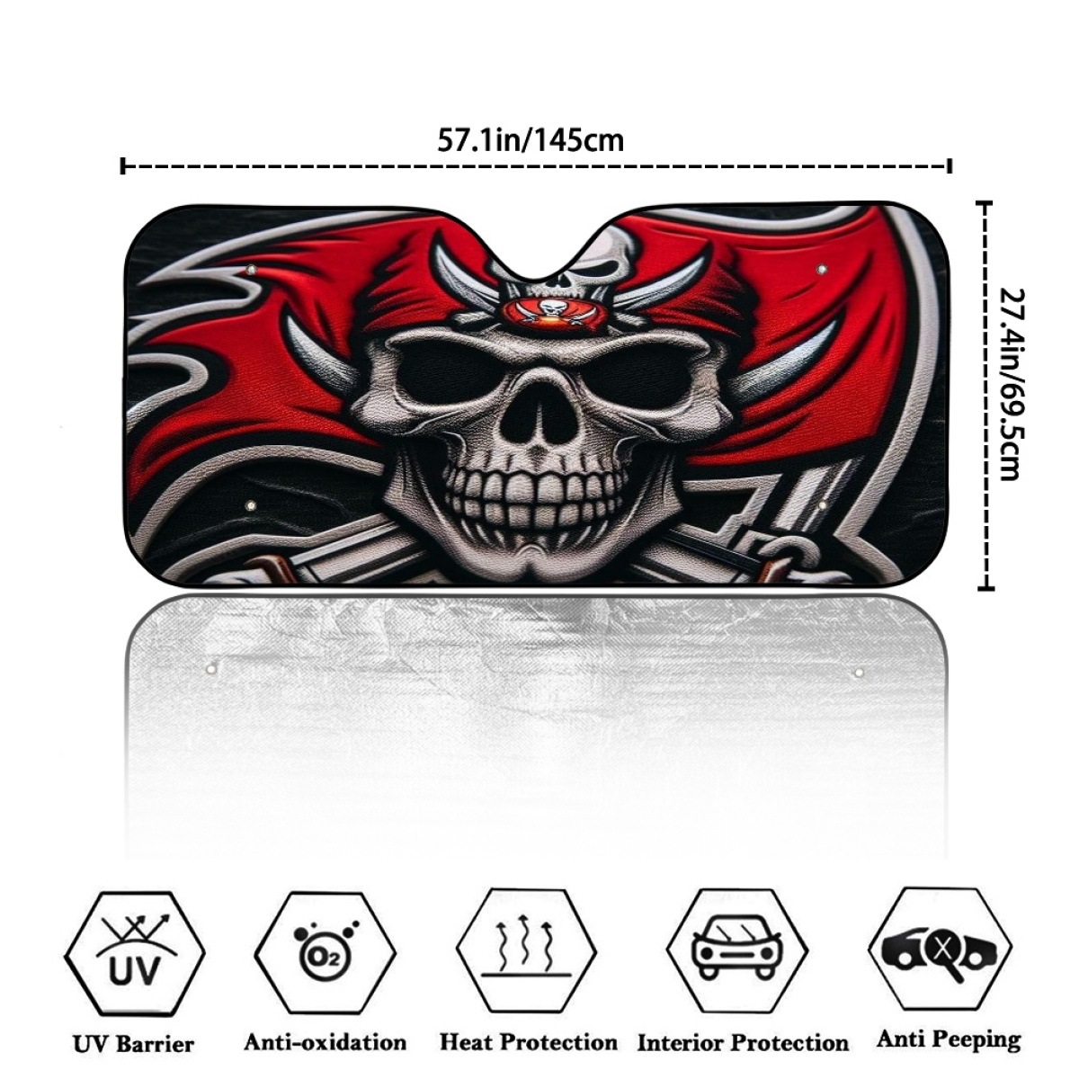 Custom Designed Car Sun Shade2