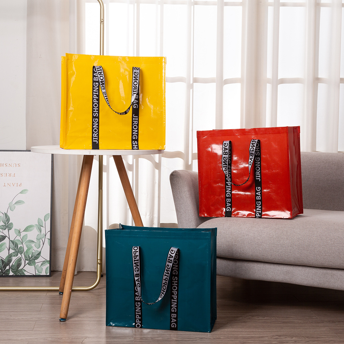 PP Woven Grocery Tote Bags 1