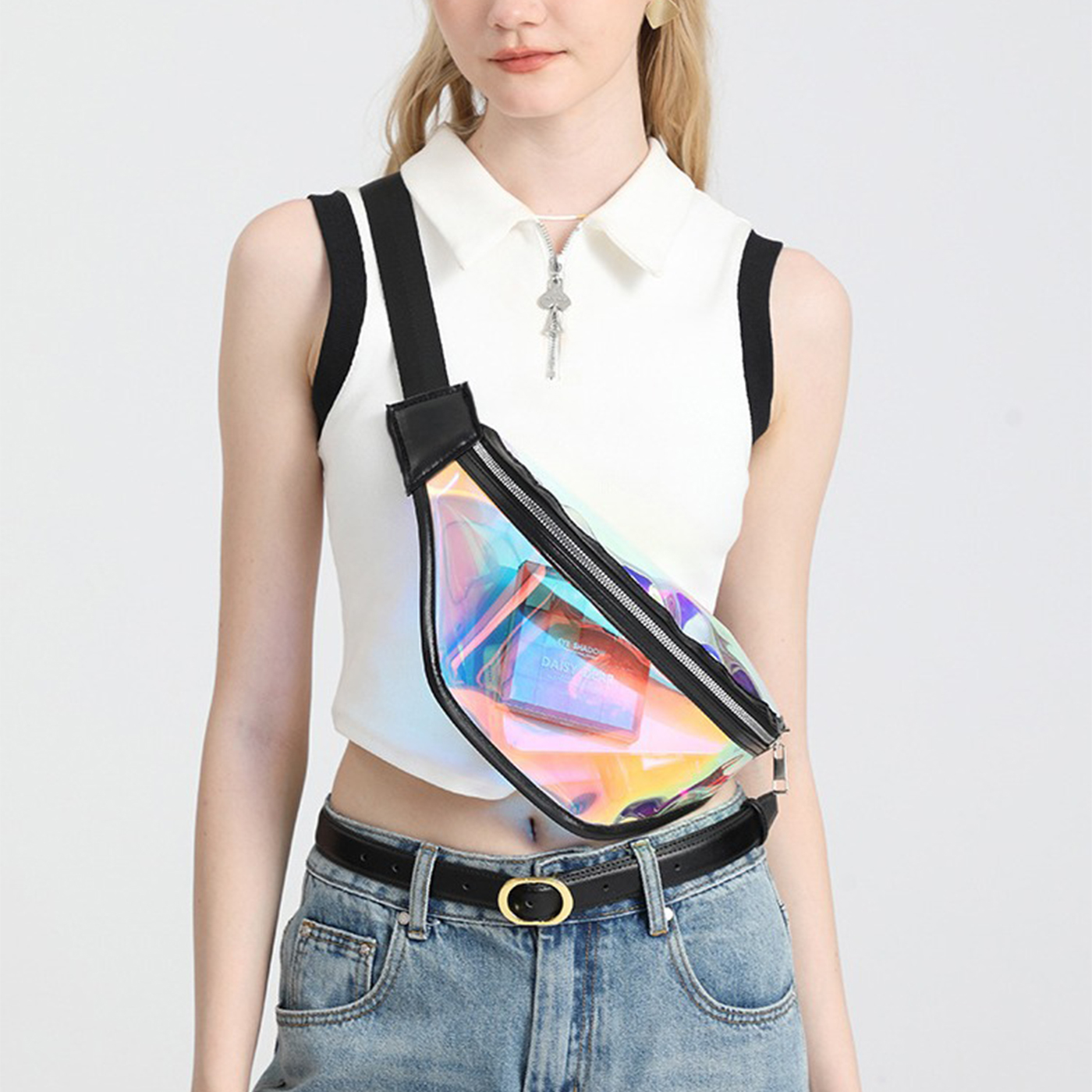 Laser Holographic Waist Bags2