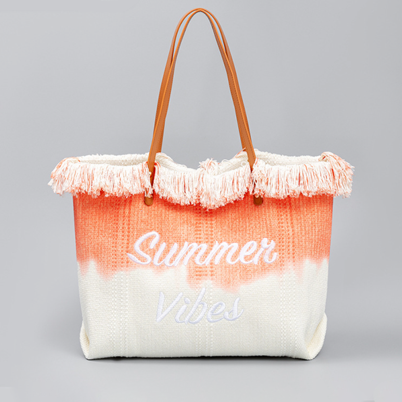 Embroidered Canvas Tote Bag