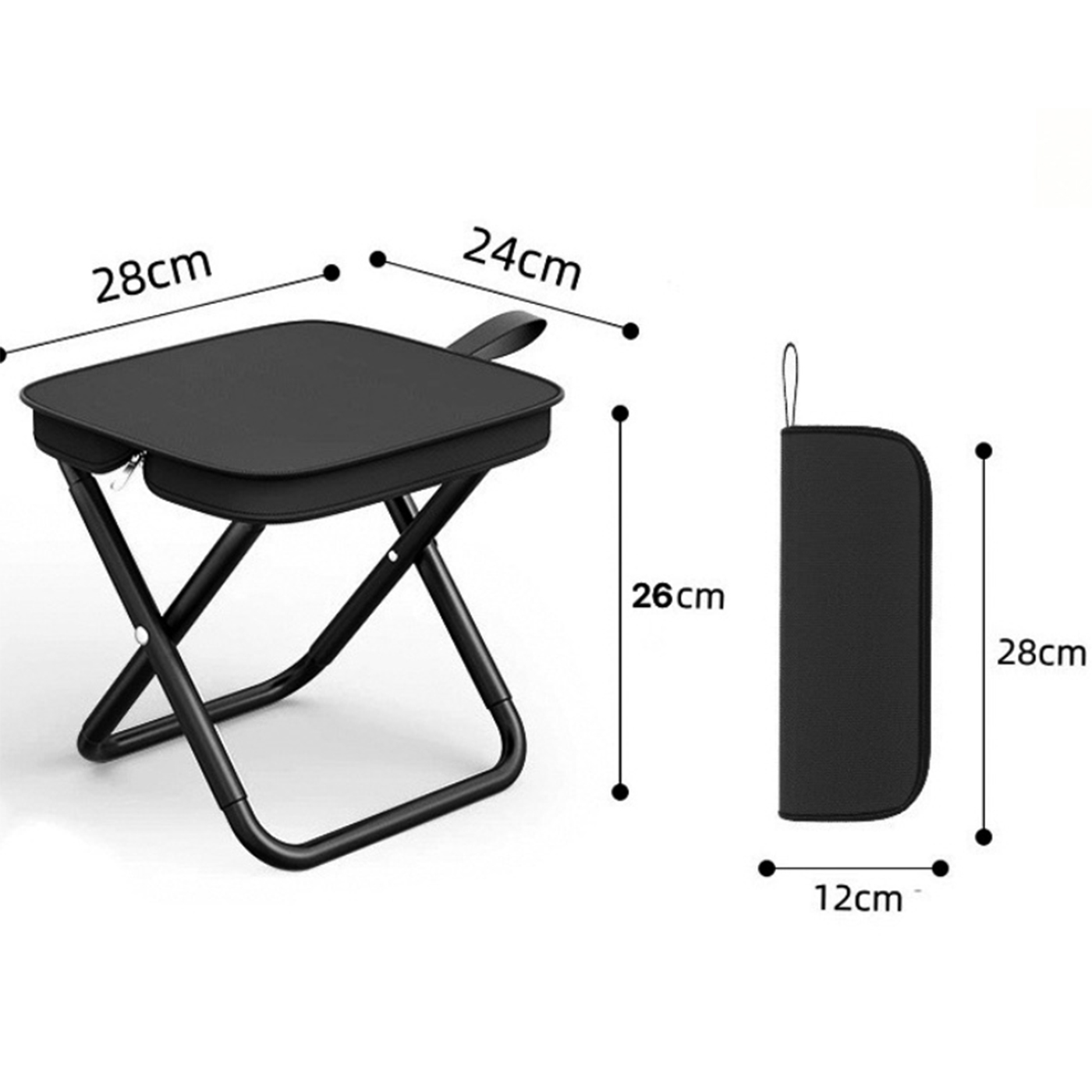 Portable Handbag Folding Stool1