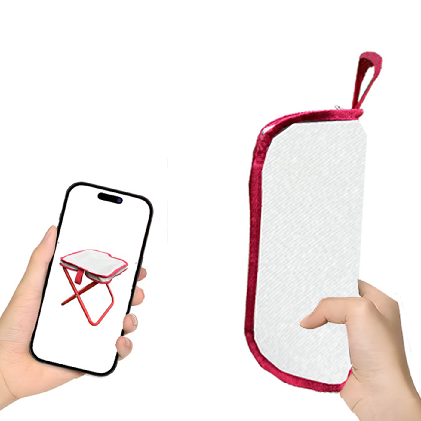 Portable Handbag Folding Stool3