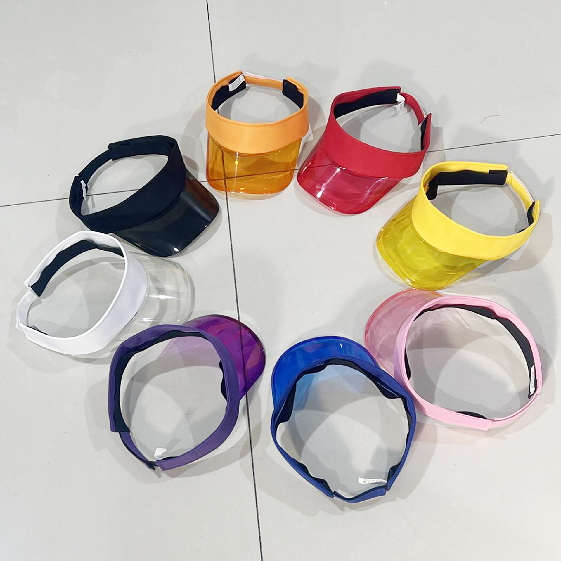 Clear PVC Sun Visors3