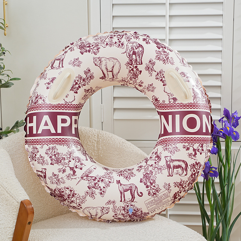 Inflatable Swimming Ring With Handle1