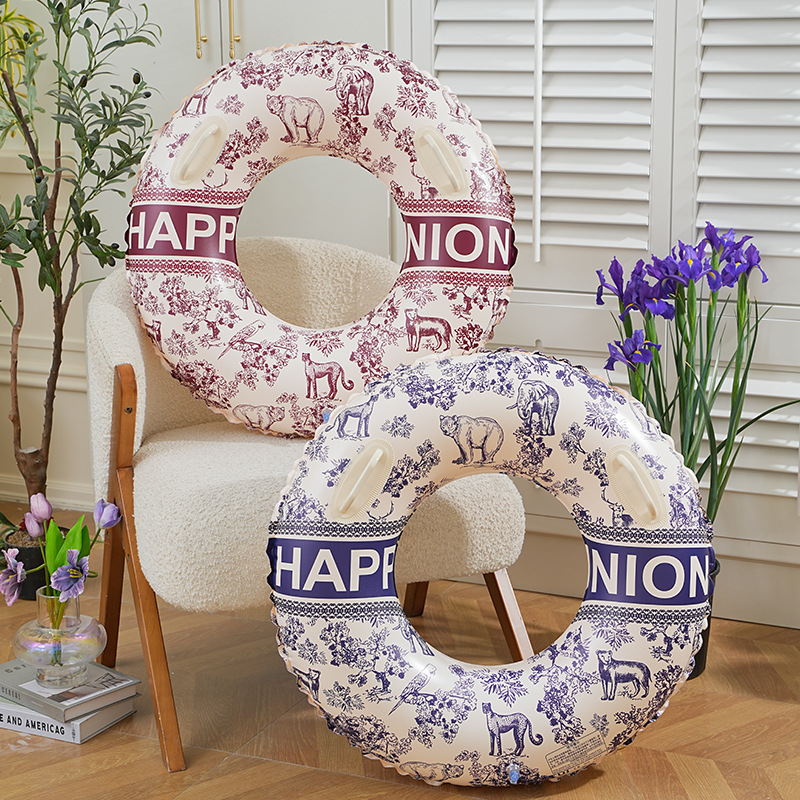 Inflatable Swimming Ring With Handle2