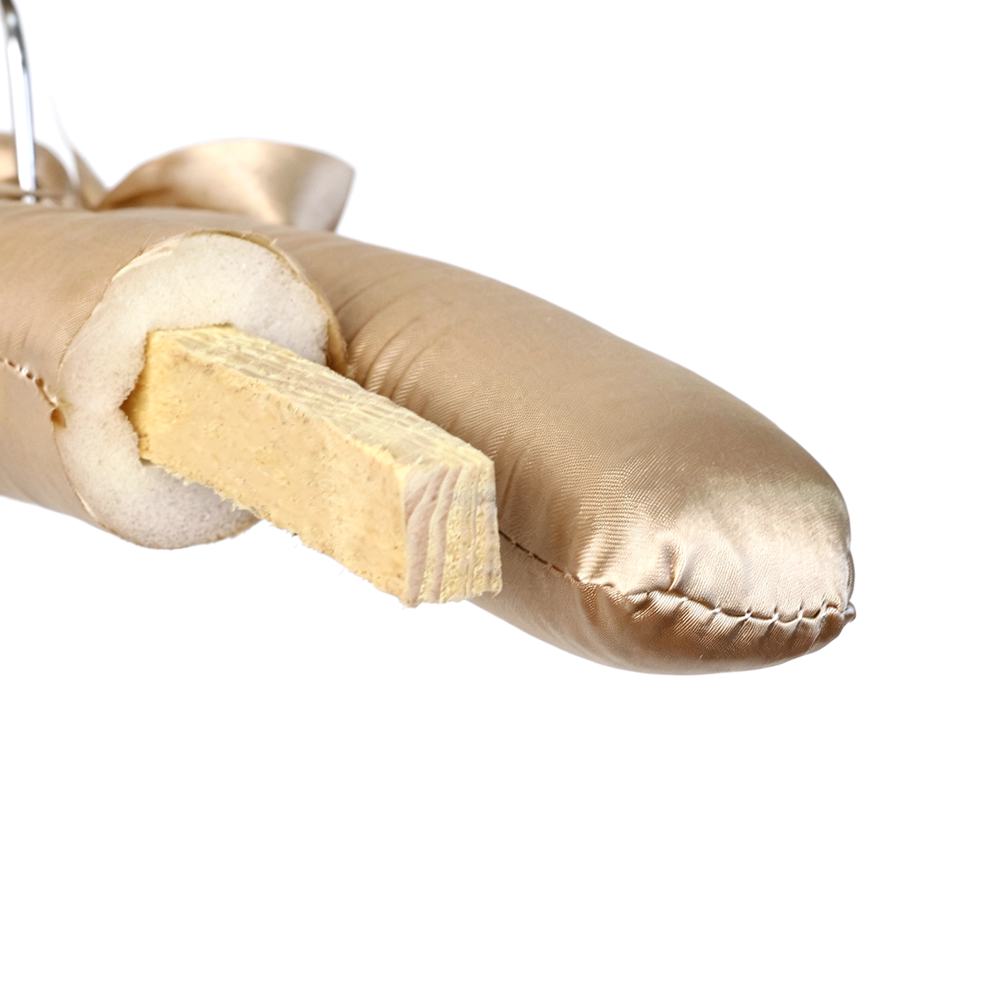 Hotel Padded Fabric Garment Hanger2