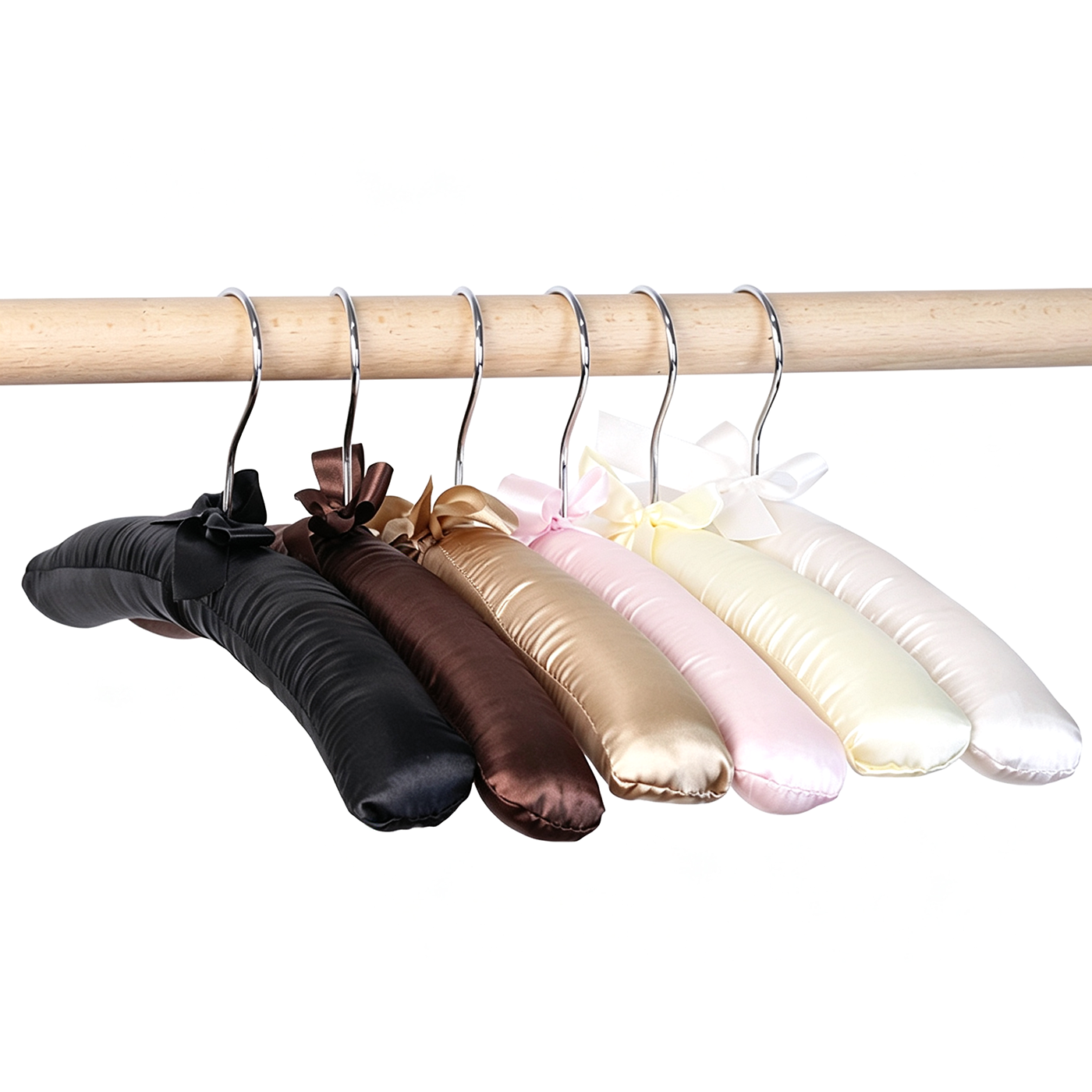 Hotel Padded Fabric Garment Hanger3