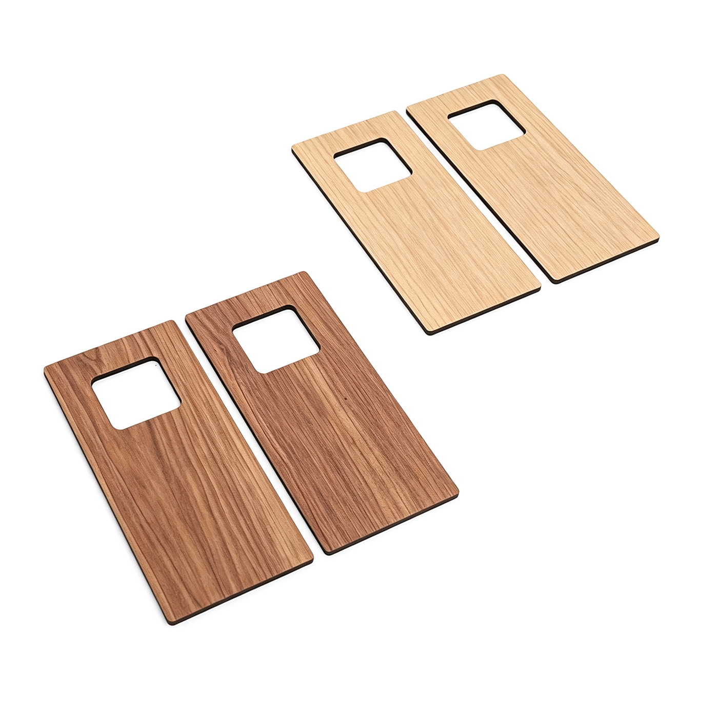 Double Sided Wooden Hotel Door Hanger2