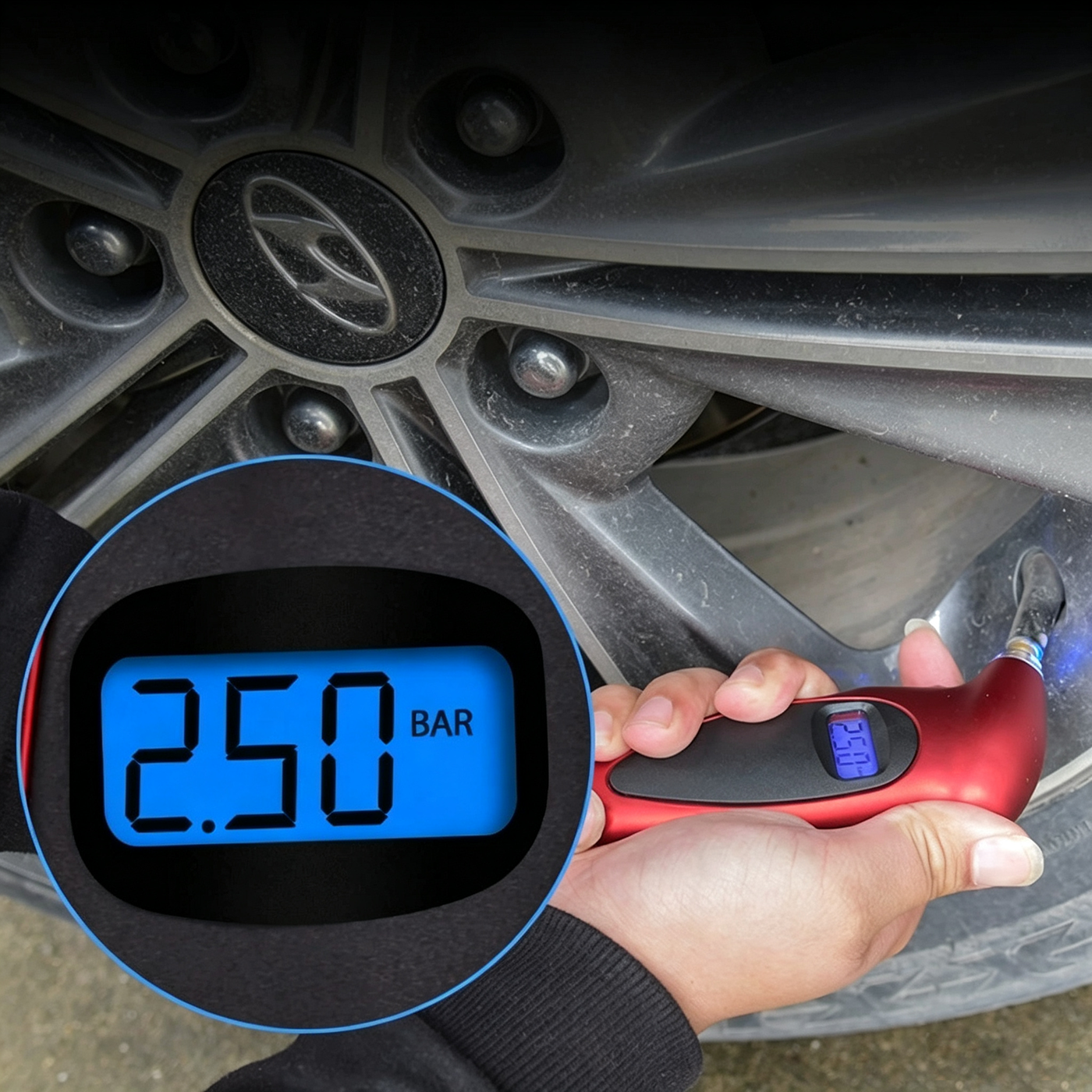 Digital Tyre Pressure Gauge3