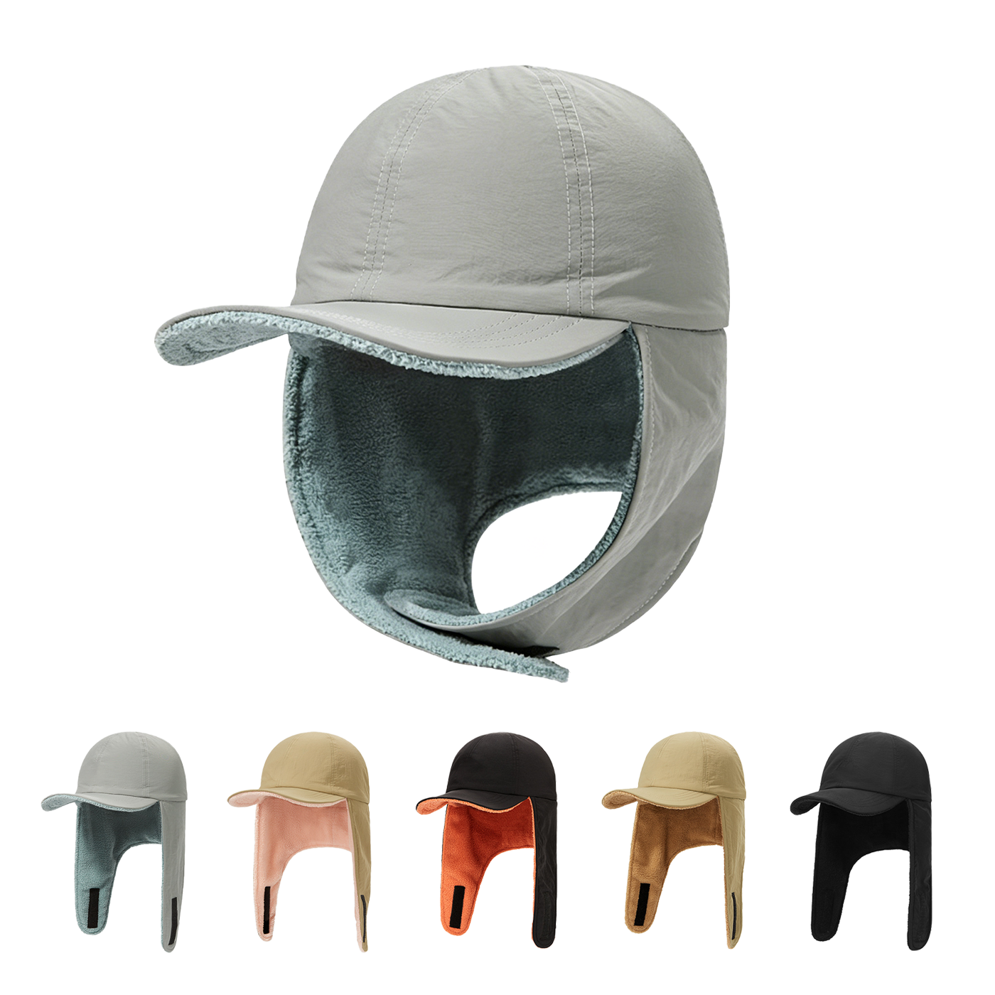 Custom Fleece Ear Flap Winter Trapper Hat
