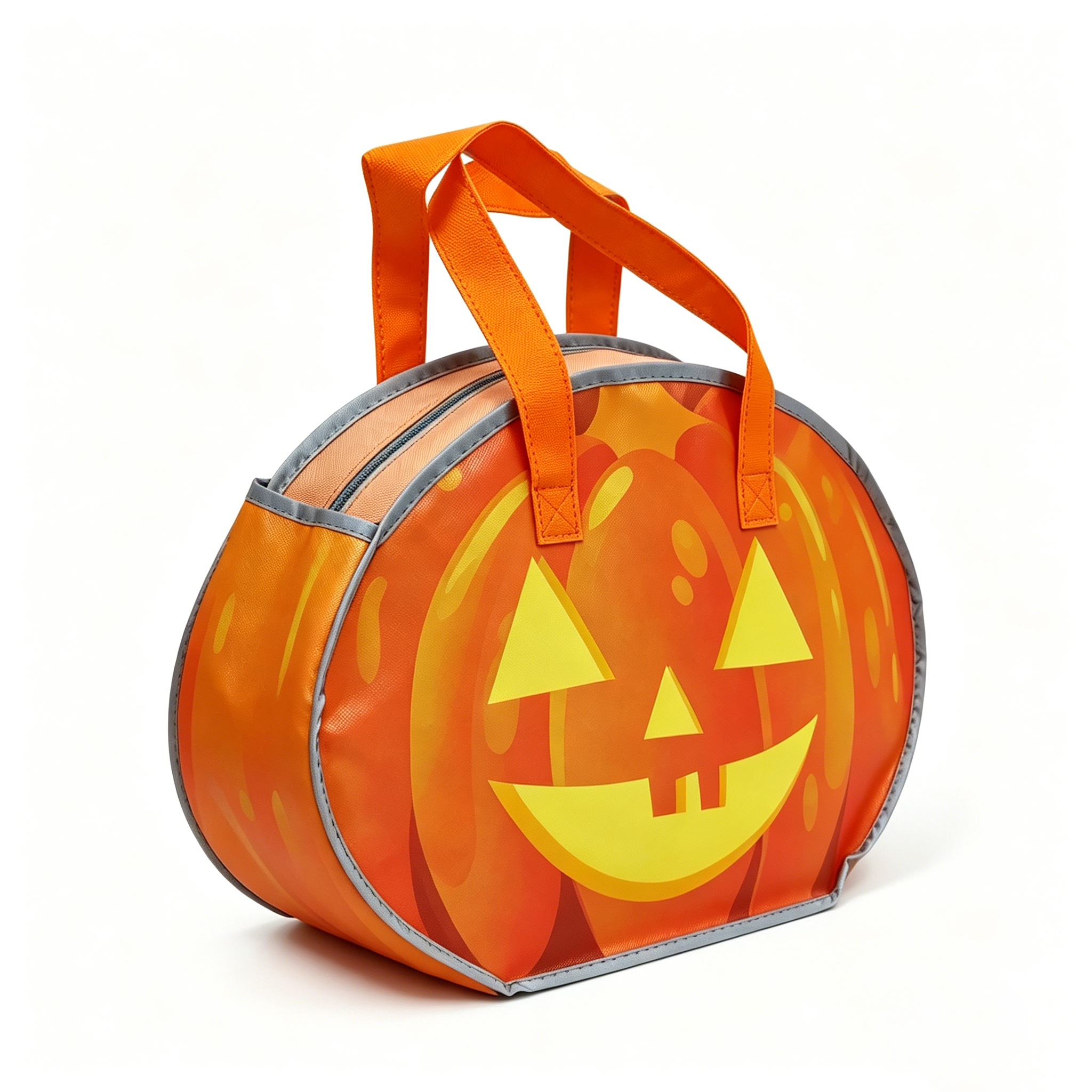 Reflective Halloween Pumpkin Non-Woven Tote Bag1