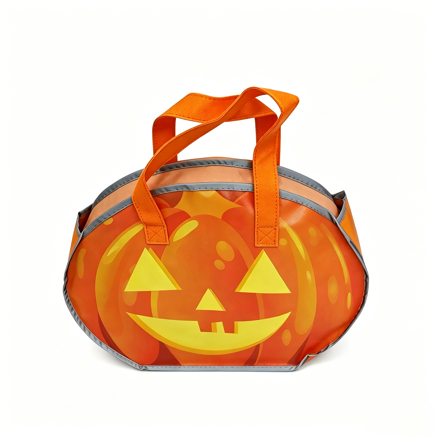 Reflective Halloween Pumpkin Non-Woven Tote Bag2