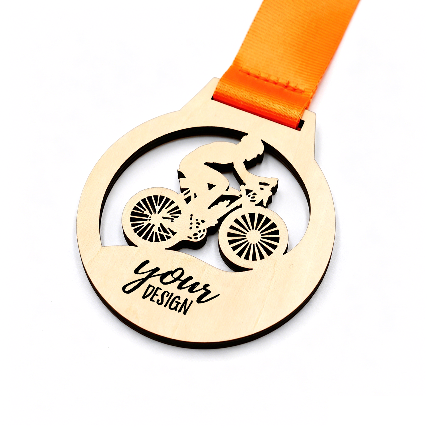 Engraved Wooden Medal