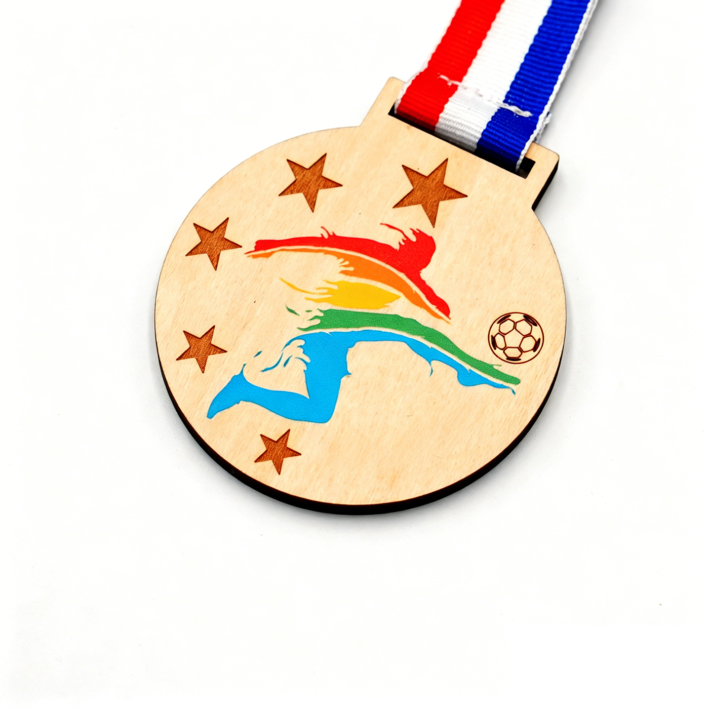 Engraved Wooden Medal1