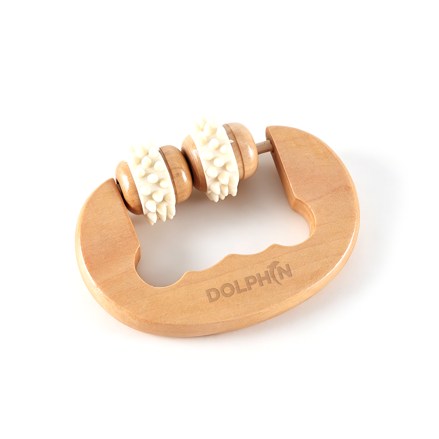 Custom Wooden Hand Held Body Massage Roller
