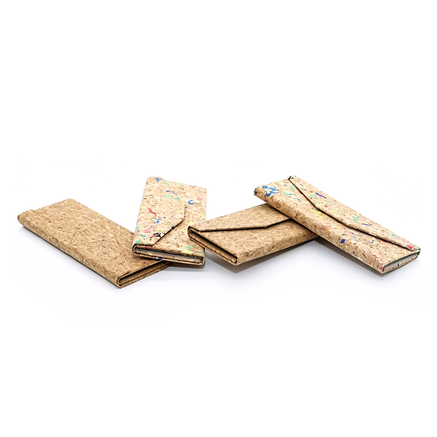Custom Eco Cork Foldable Eyeglasses Case2