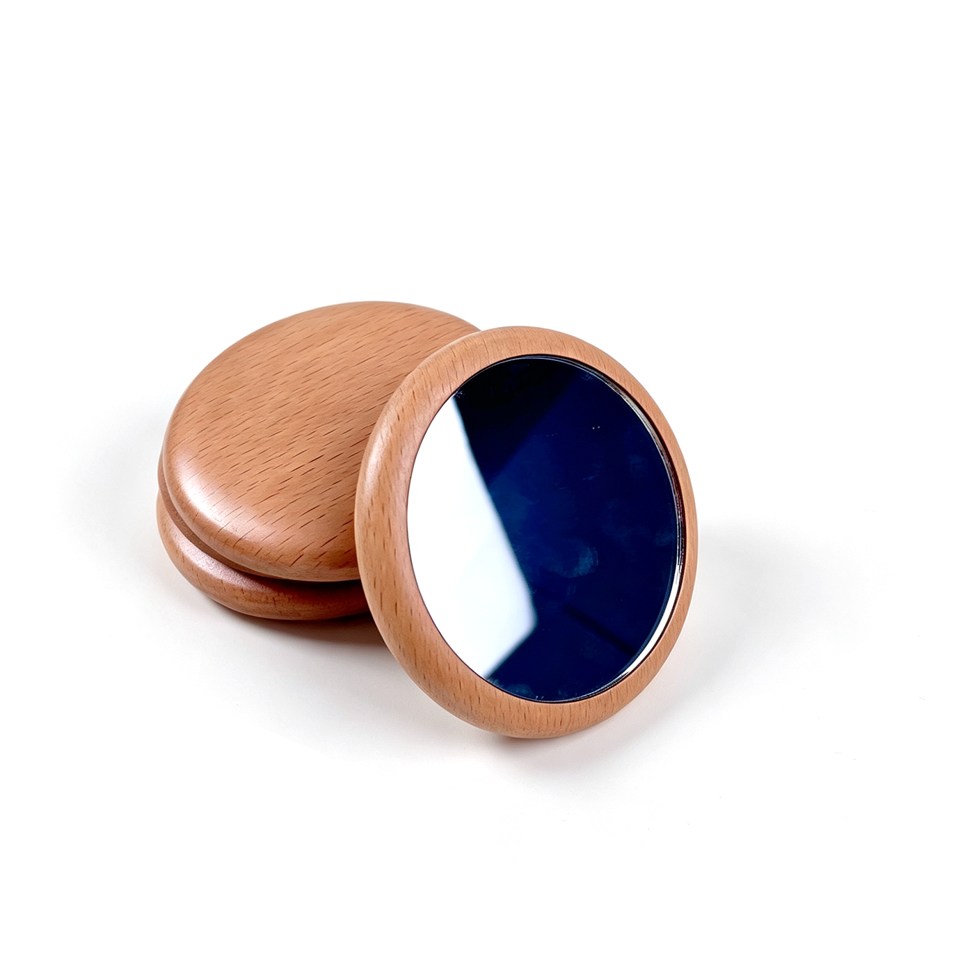 Custom Wooden Portable Pocket Mirror1