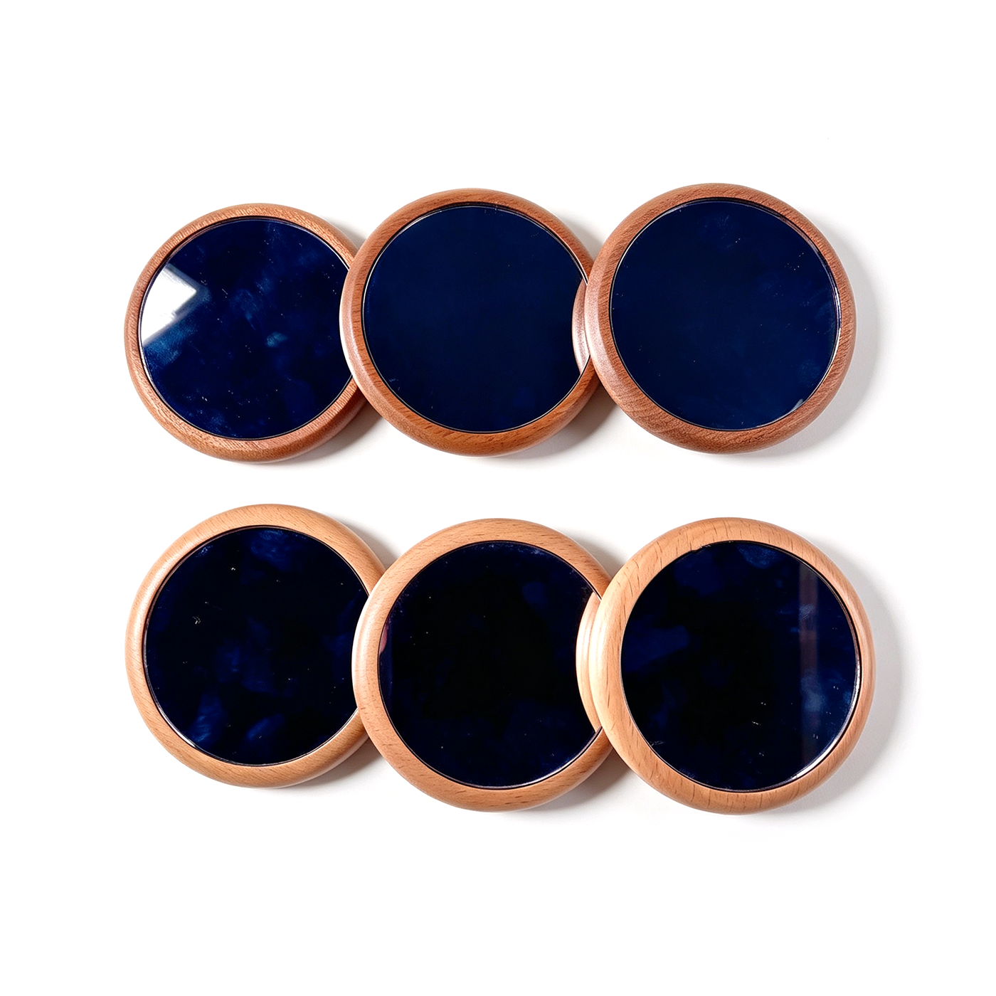 Custom Wooden Portable Pocket Mirror2