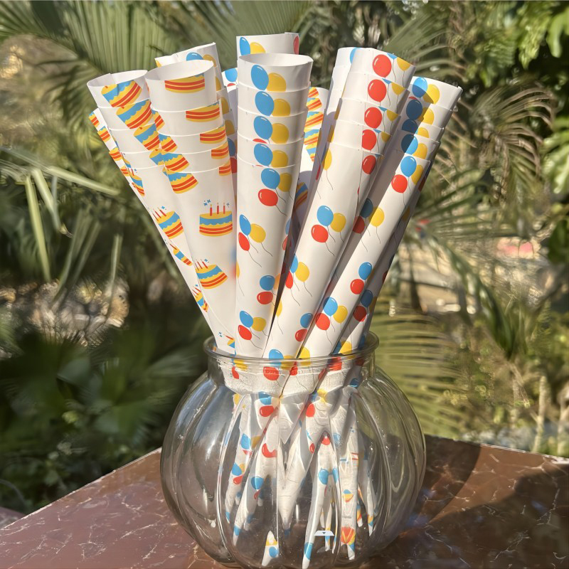 Cotton Food Grade Candy Paper Cones 3