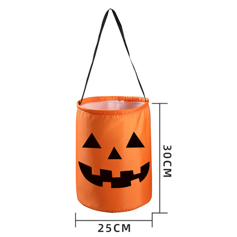  LED Light up Pumpkin Candy Bucket1