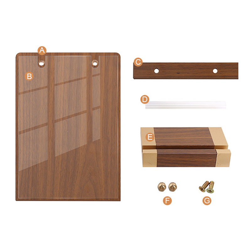 Custom Walnut Wood Desktop Display Stand 3