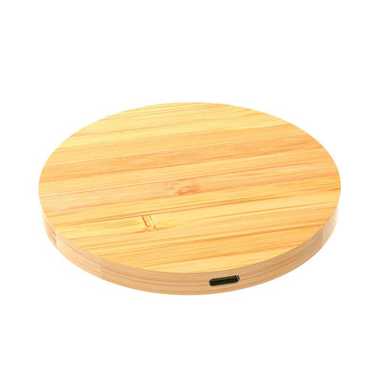 Custom 15W Bamboo Fast Wireless Charger1