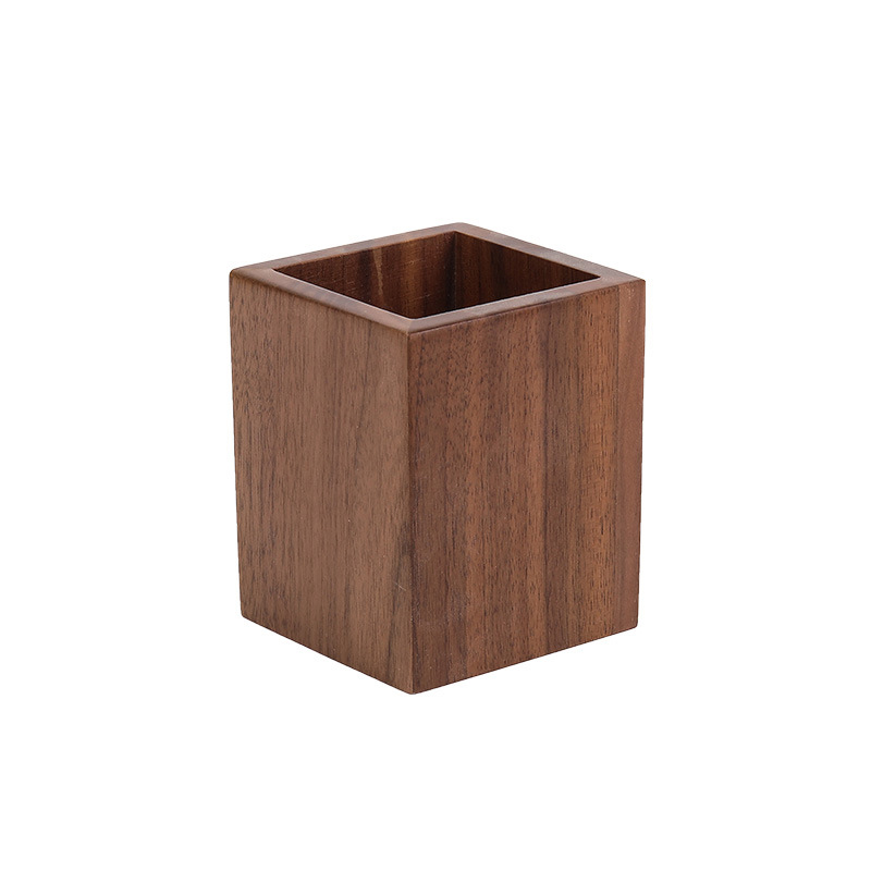 Wooden Desk Pen Holder1
