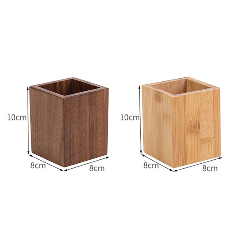 Wooden Desk Pen Holder2