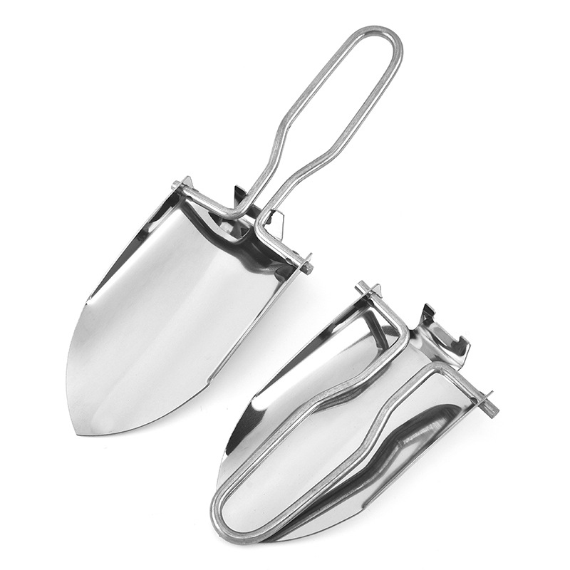 Portable Stainless Steel Folding Shovel3