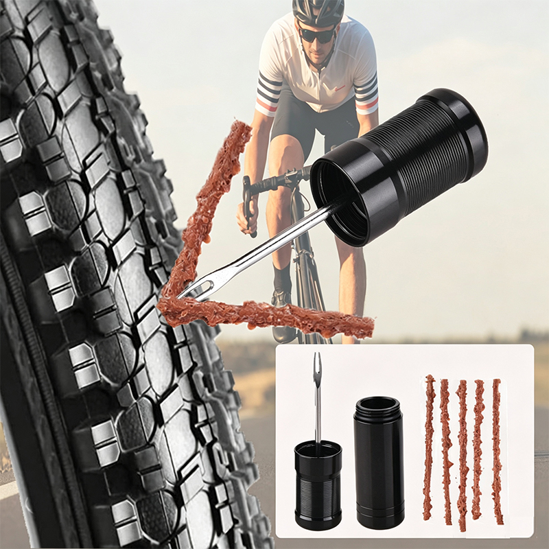 Portable Vacuum Tire Repair Plug Tool Kit1