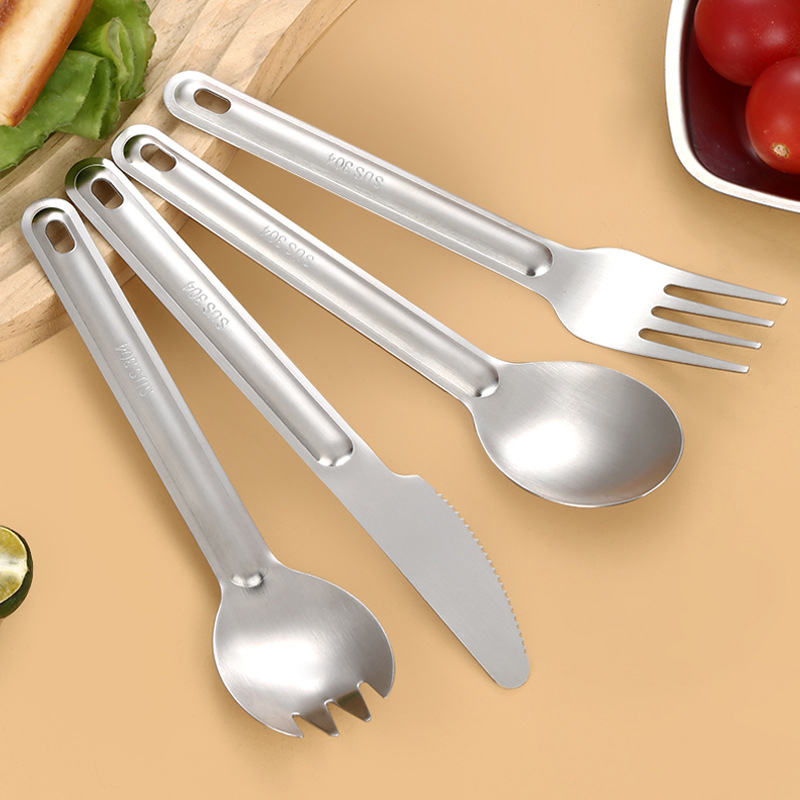 Stainless Steel Travel Cutlery Set With Pouch1