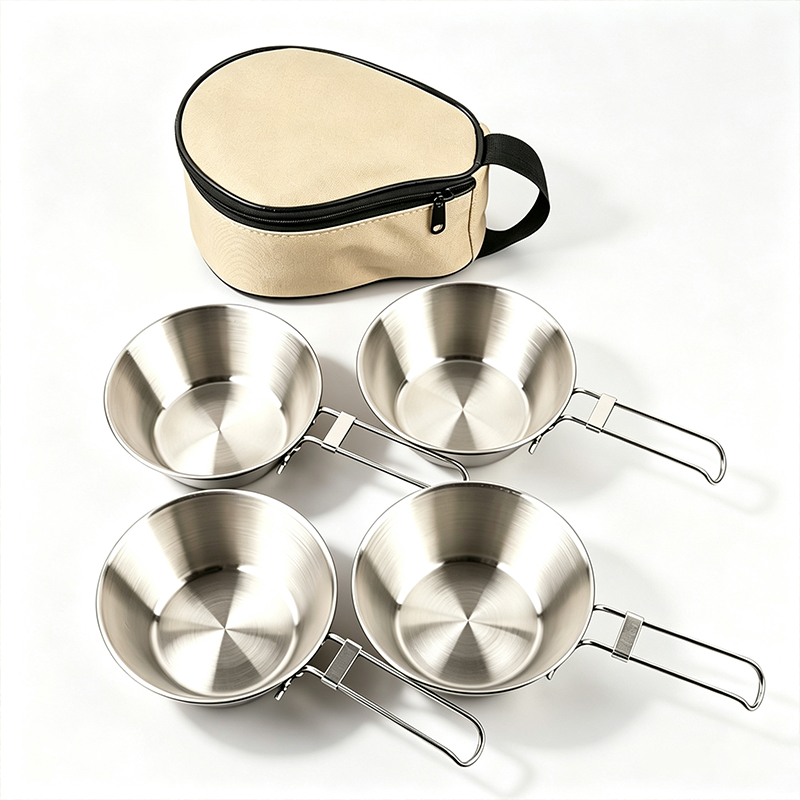 Portable  4 Pack Salad Bowls With Carry Case1