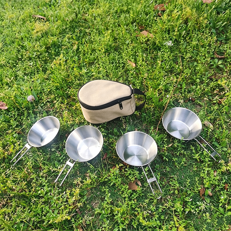 Portable  4 Pack Salad Bowls With Carry Case3