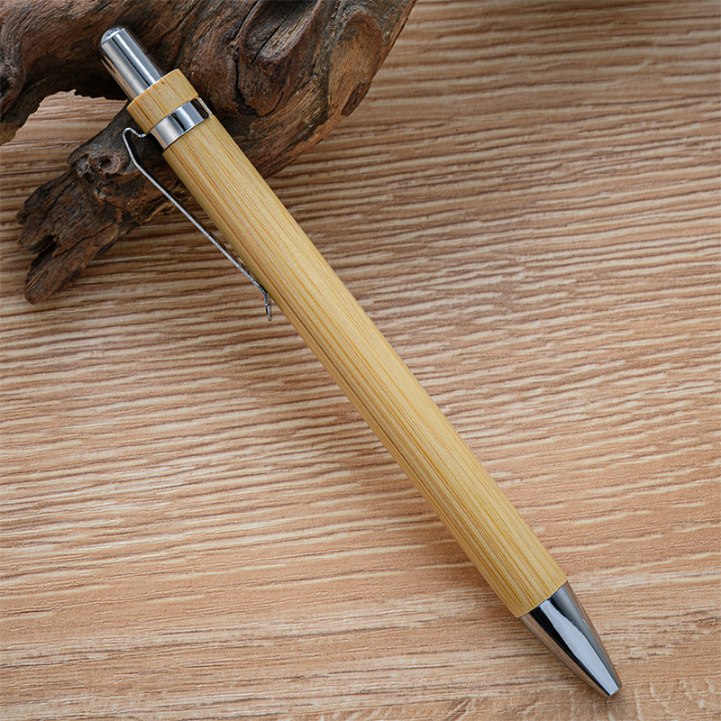 Logo Bamboo Wooden Ballpoint Pen3