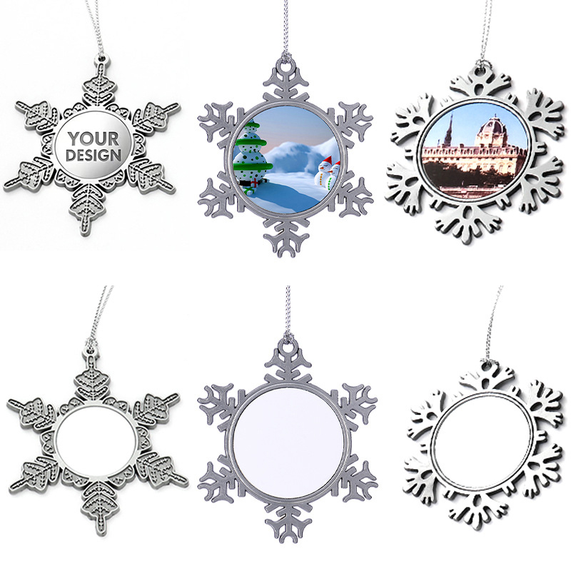 Metal Snowflake Christmas Hanging Decor