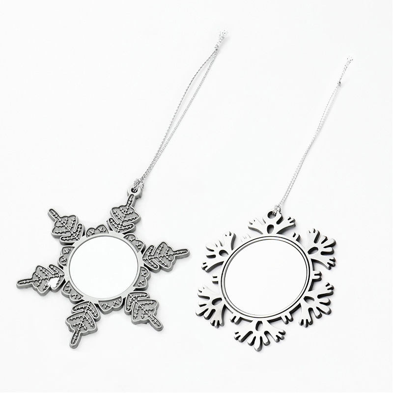 Metal Snowflake Christmas Hanging Decor1