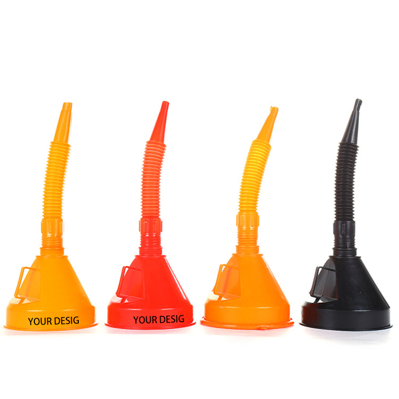 Custom Plastic Fuel Funnel with Filter