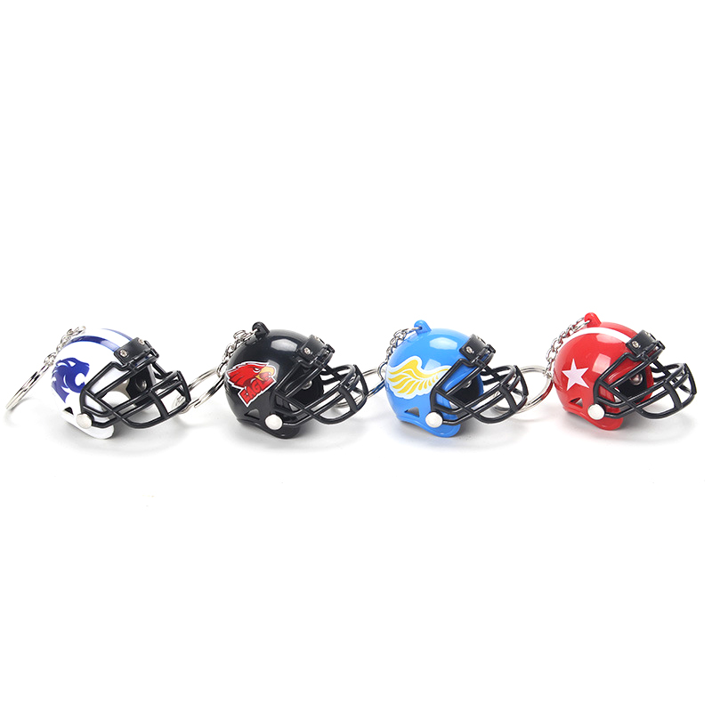 Mini Football Helmet Keychain1