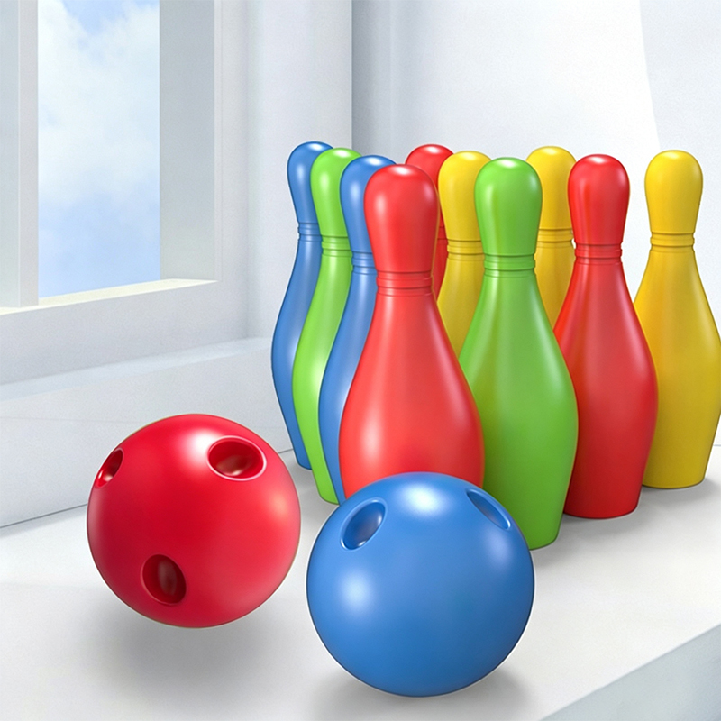 Bowling Pin Stress Reliever Set3
