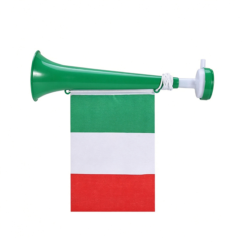 Custom National Flag Cheer Plastic Horn 2