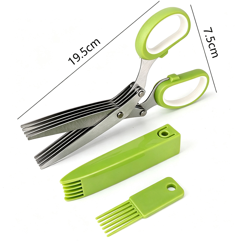 Stainless Steel Kitchen Herb Scissors1