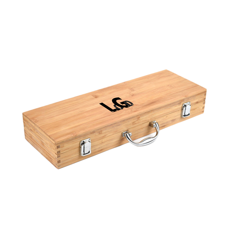 Custom Bamboo BBQ Tool Set1